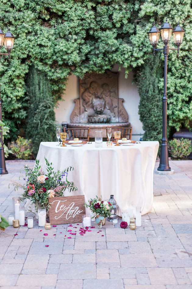 Stunning Spanish Inspired Wedding Featured on The Perfect Palette