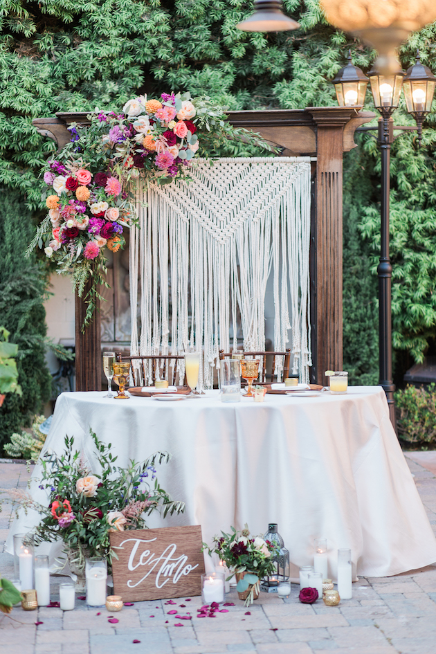 Stunning Spanish Inspired Wedding Featured on The Perfect Palette ...