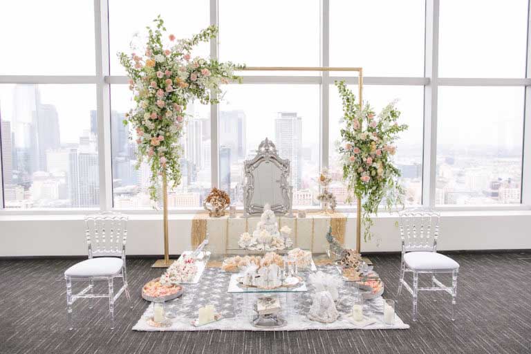 Modern Los Angeles Skyline Wedding – Luxe Linen