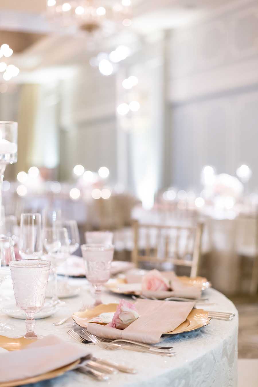 Casa Del Mar Wedding Reception table decor