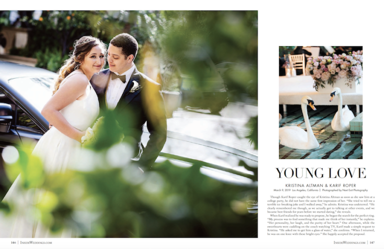 Blush Four Seasons Wedding Featured in Inside Weddings – Luxe Linen