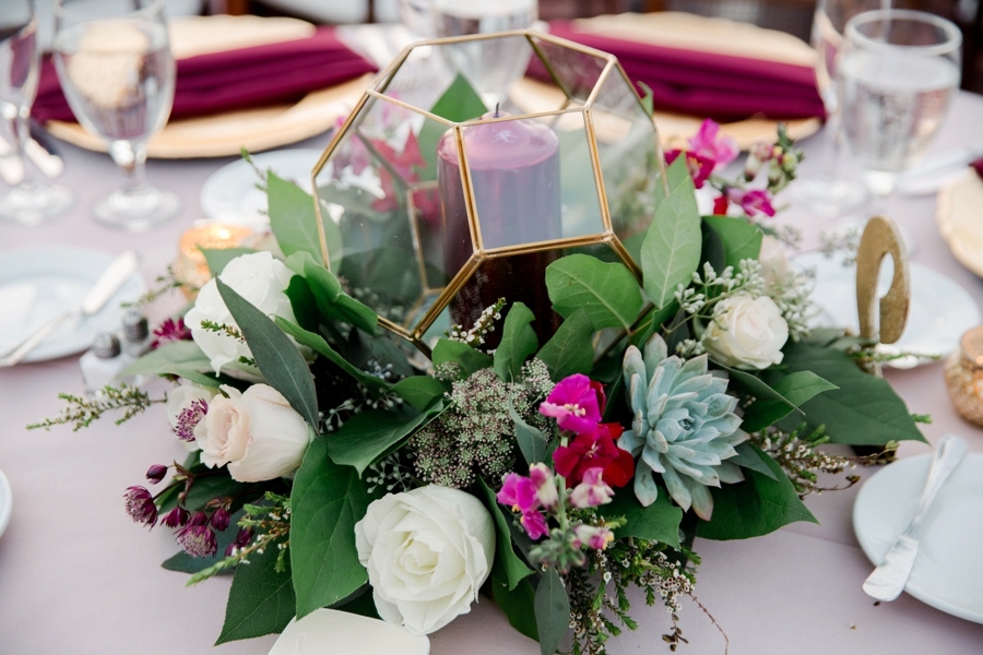 Burgundy San Clemente Wedding Featured on Every Last Detail