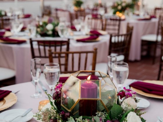 Burgundy San Clemente Wedding Featured on Every Last Detail