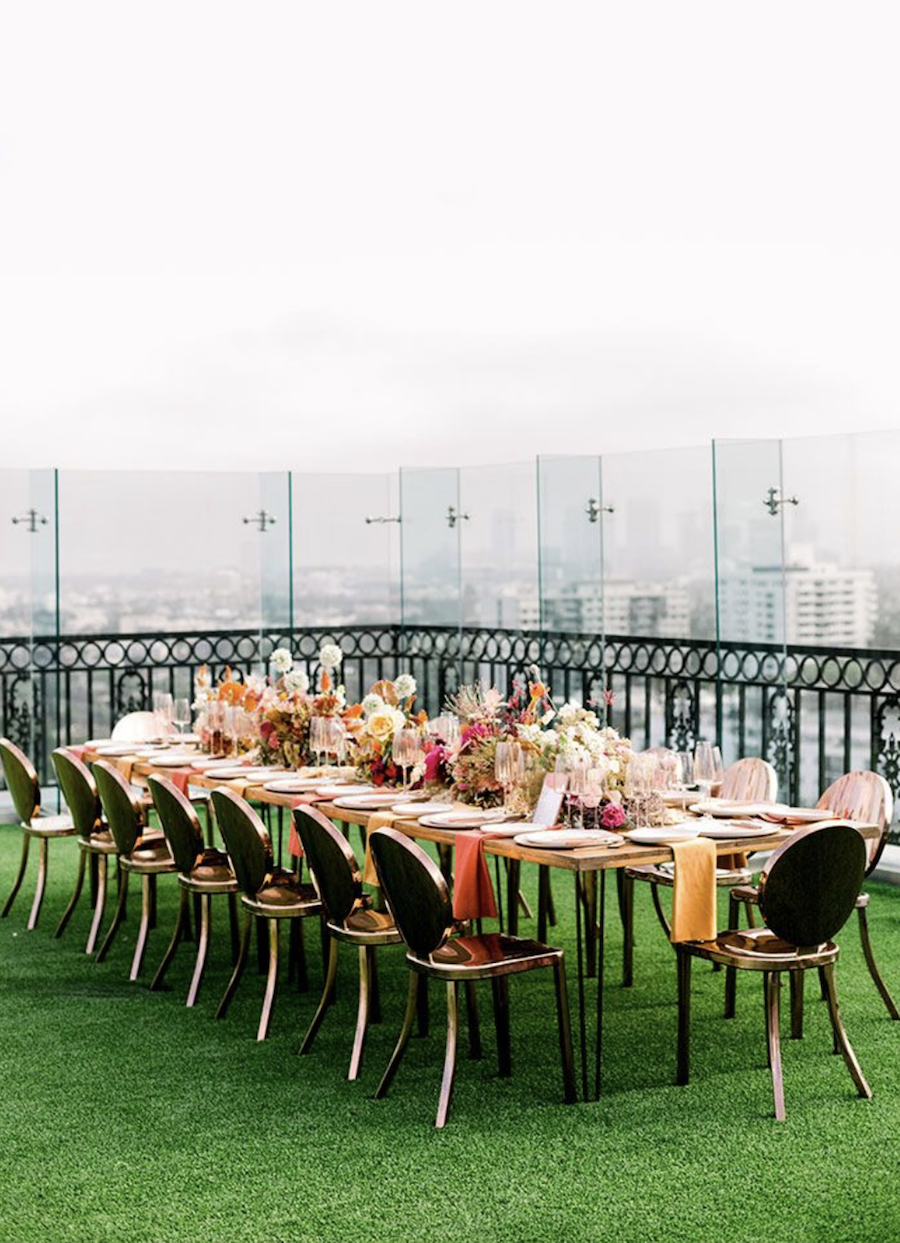 West Hollywood Rooftop Party Featured on Hey Wedding Lady1