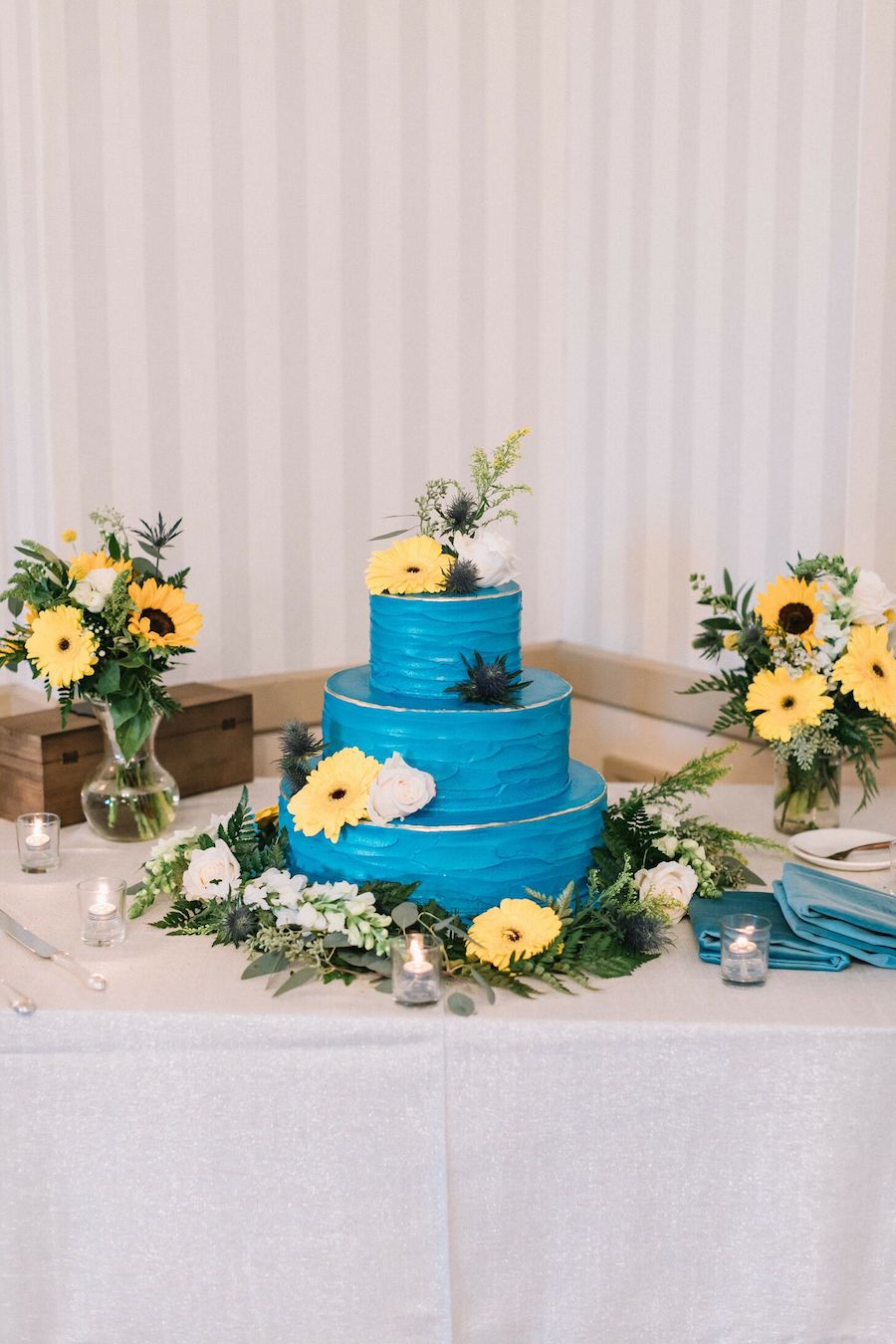 Redondo Beach Sunflower Wedding Featured on The Knot