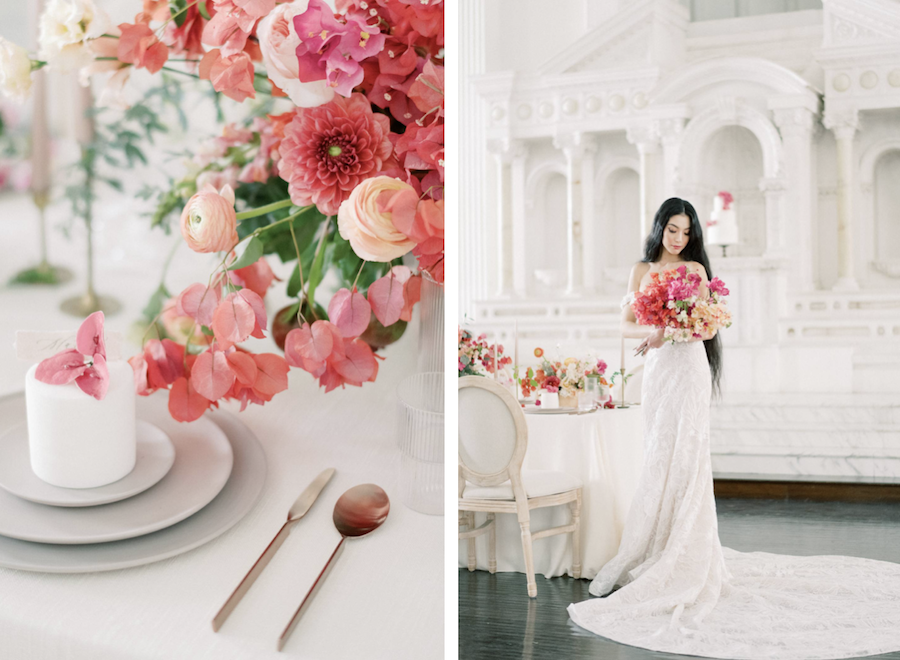 Vibrant Floral Inspired Wedding featured on Magnolia Rouge1