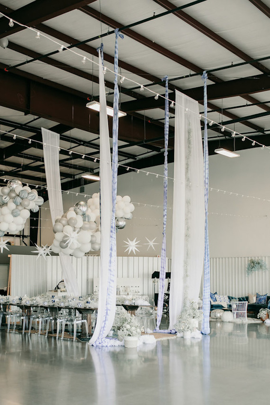 Helicopter Themed Baby Shower at Hangar 21