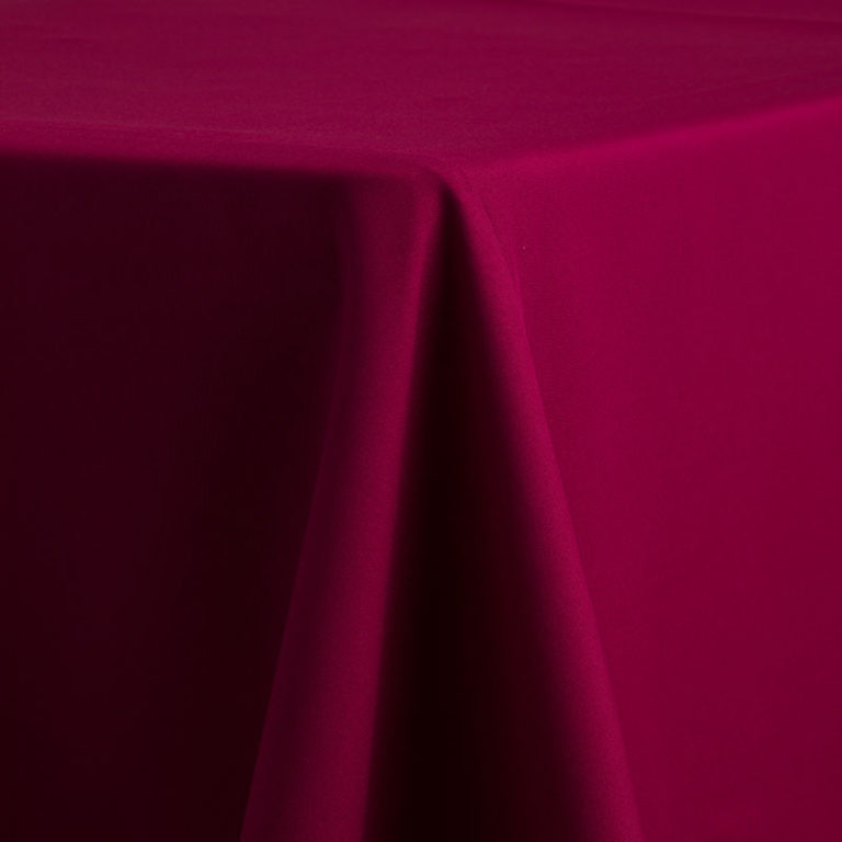 Raspberry Polyester Poplin