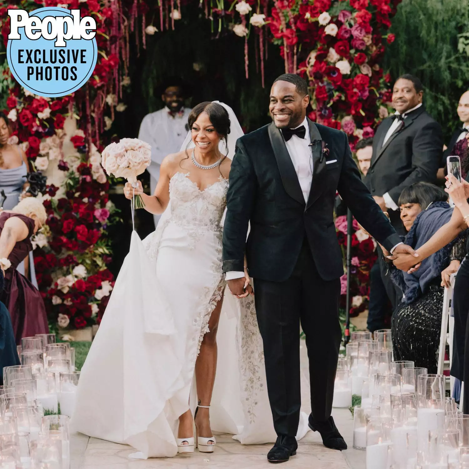 People.com Features Bresha Webb and Nick Jones Jr.'s Old Hollywood Glam  Wedding – Luxe Linen