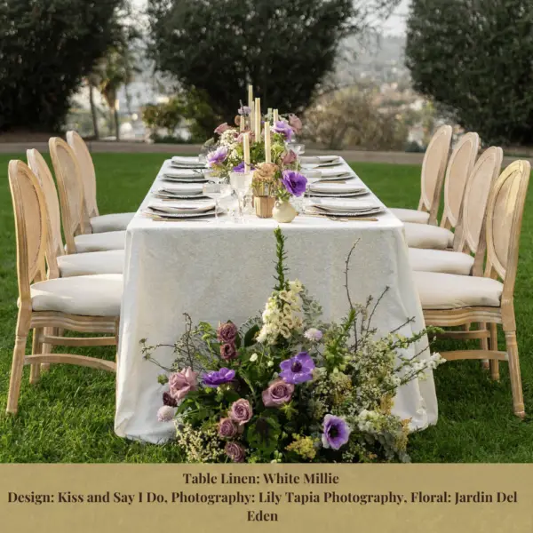 White Millie Table Linen