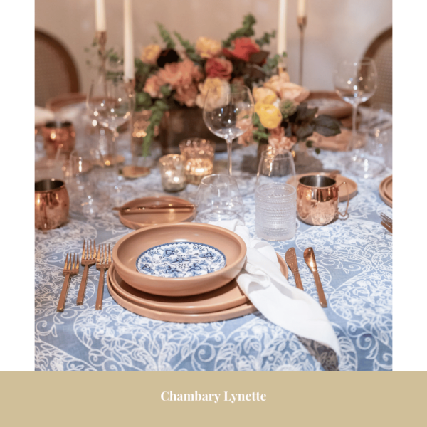 Chambray Lynette table linen