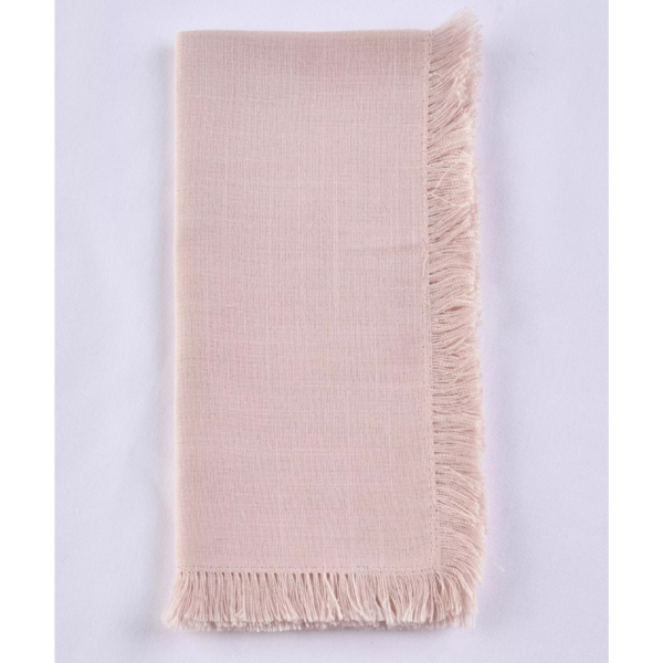 Blush Fringe Napkin