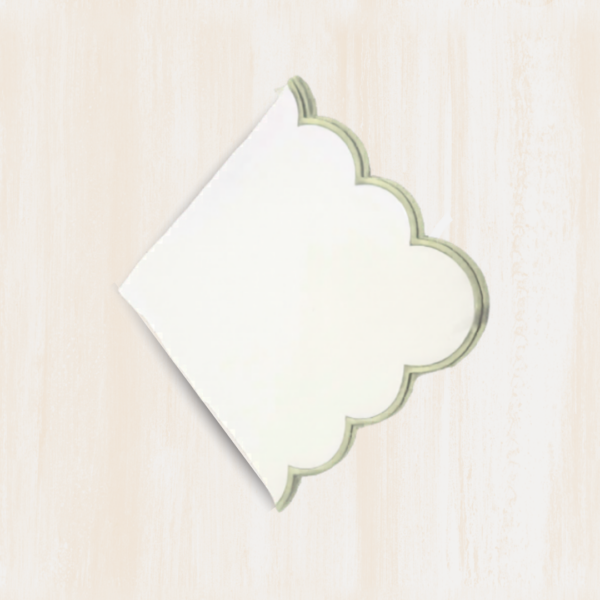 Willow Scallop Edge Napkin