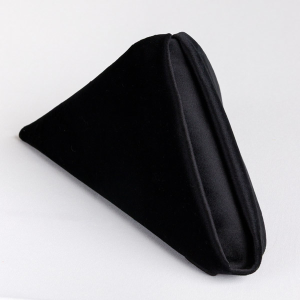 Black French Velvet Napkin