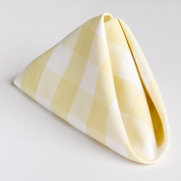 Butter Checkers Napkin