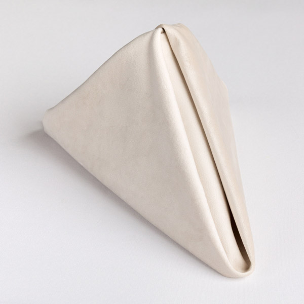 Cream French Velvet Napkin